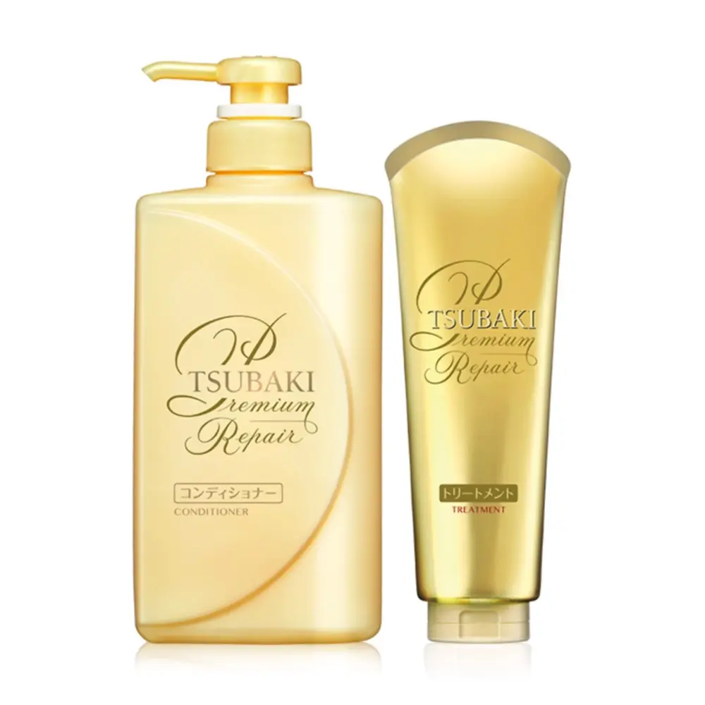 Dầu Xả Phục Hồi Hư Tổn & Ngăn Rụng Tóc, Premium Repair Conditioner (490ml) - TSUBAKI